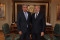 The Minister of Tourism and Antiquities receives the Italian Ambassador to Cairo.