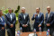The Prime Minister follows up with officials from the United Media Services Company on the current status of the final arrangements and preparations for the opening ceremony.