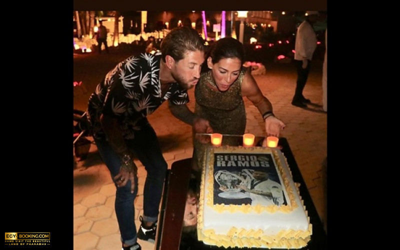 Sergio Ramos visit to Egypt