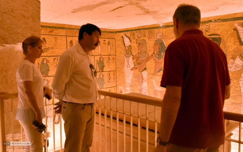 Tours of the President of Hungary in the ancient temples and tombs of Luxor