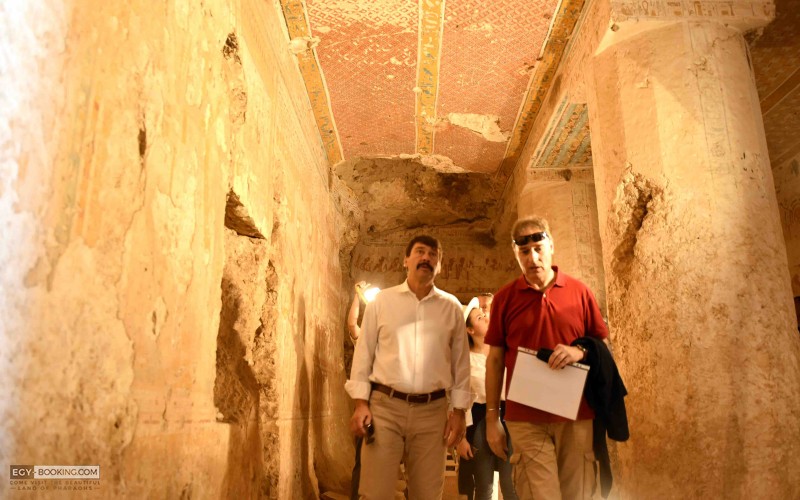 Tours of the President of Hungary in the ancient temples and tombs of Luxor