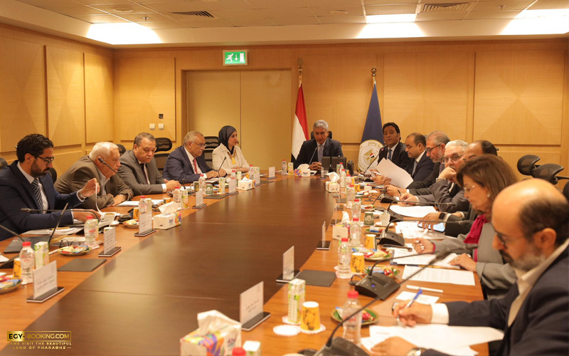 The Minister of Tourism and Antiquities chairs a meeting of the Board of Directors of the National Museum of Egyptian Civilization.