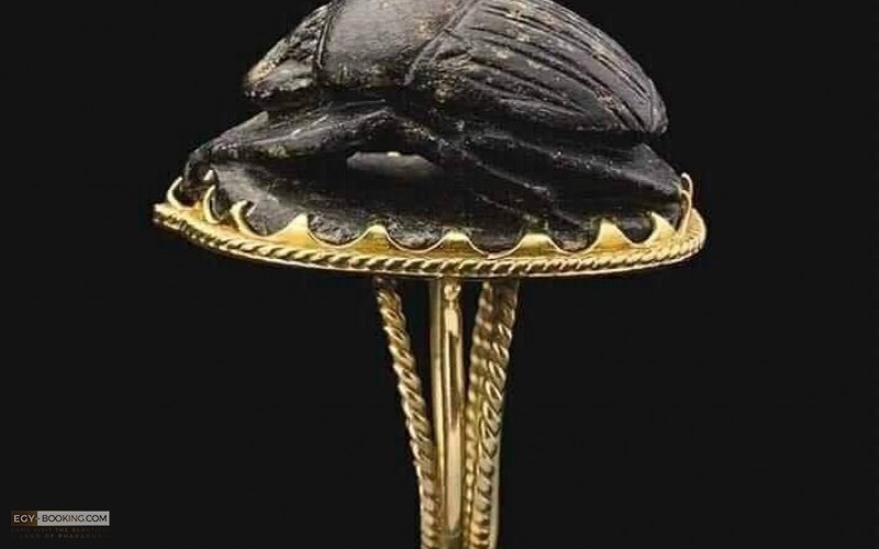 Rare ring of King Tutankhamun.