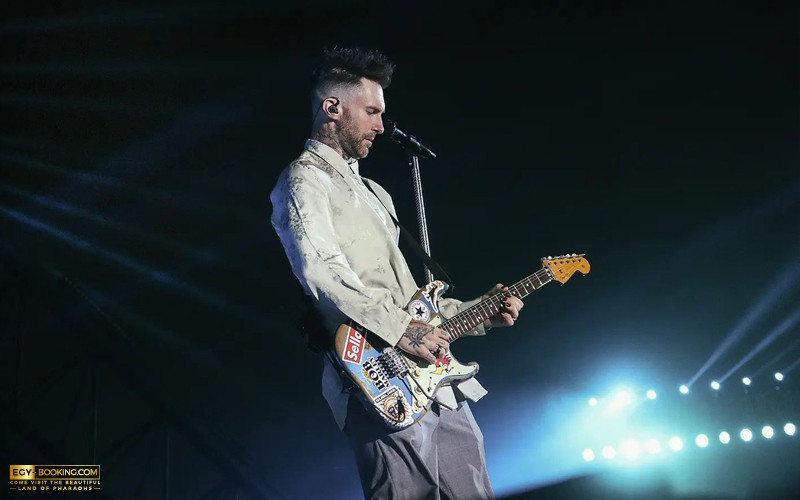 Maroon 5's visit to Egypt