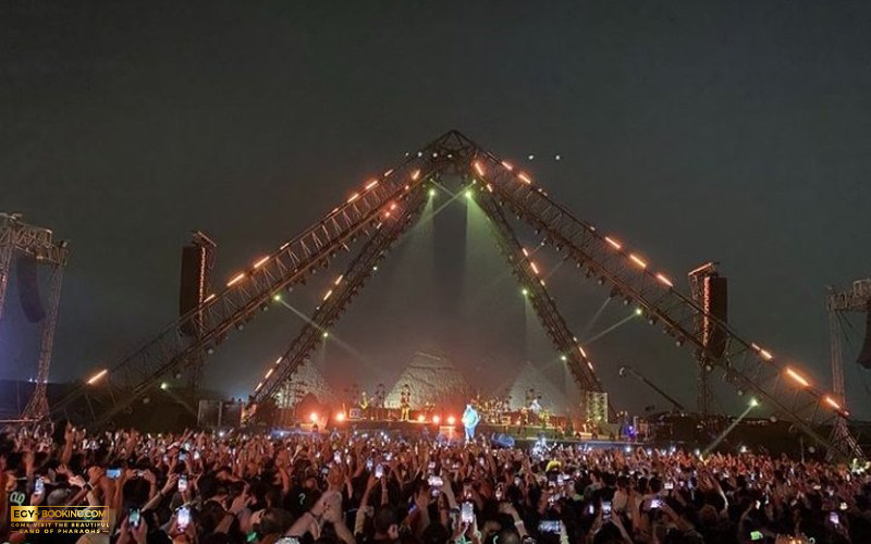 Maroon 5's visit to Egypt