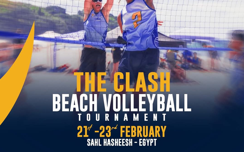مصر تستضيف بطولة "The Clash" العالمية للكرة الطائرة الشاطئية في الغردقة