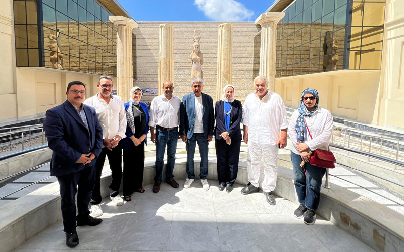وزير السياحة والآثار يتفقد المتحف اليوناني الروماني وقلعة قايتباي خلال زيارته الحالية للإسكندرية