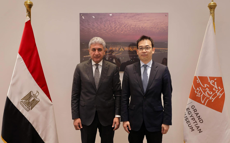 وزير السياحة والآثار يستقبل الرئيس الجديد لمكتب الجايكا بمصر  لبحث المشروعات الجاري تنفيذها وخطط التعاون المستقبلية في مجال السياحة والآثار
