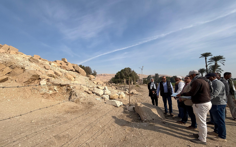السياحة والآثار: بدء مشروع ترميم معبد الرامسيوم بالأقصر