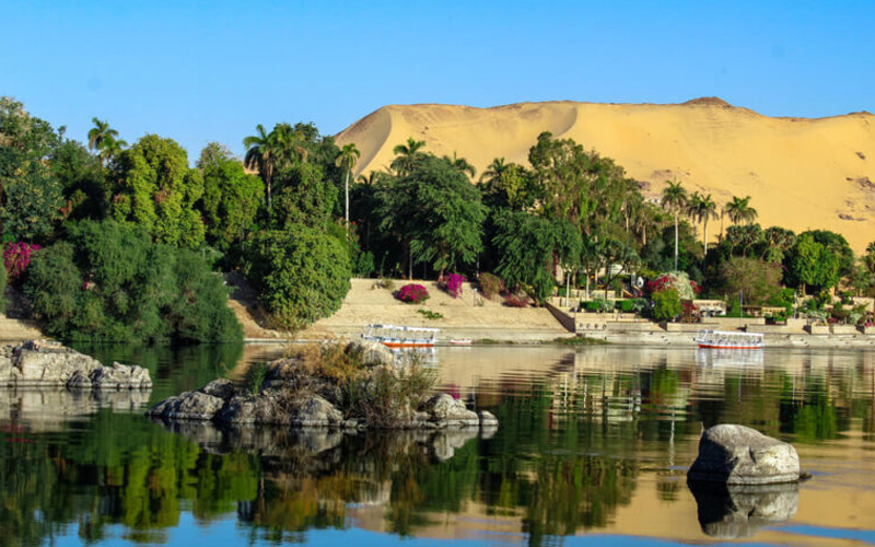 كورنيش أسوان وجمال الطبيعة عنوان السياحة الشتوية جنوب مصر